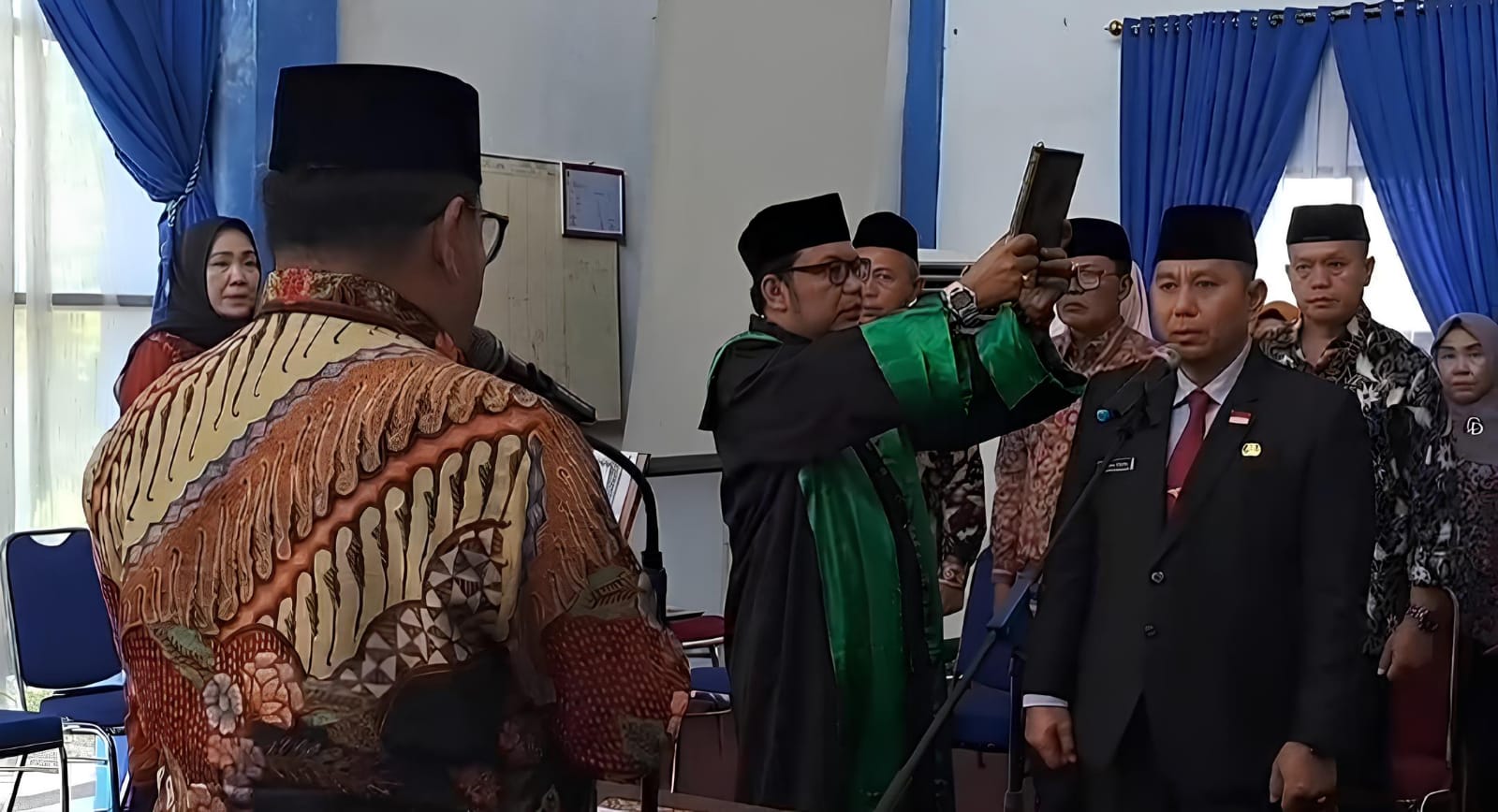 Pj Walikota Lantik Sofyan Tosoni Sebagai Kepala Kesbangpol Kota Bengkulu
