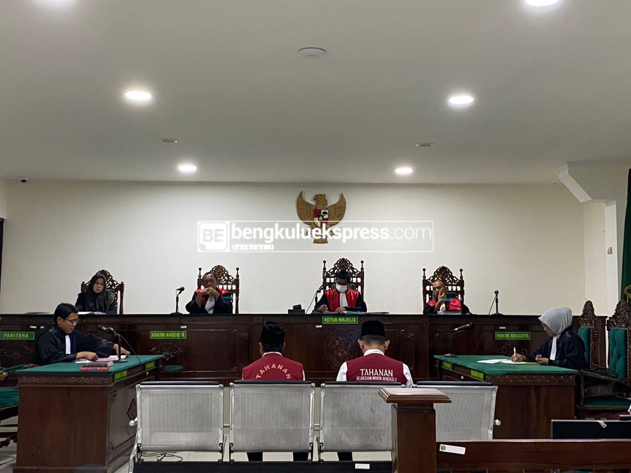 Eks Kepala UPTD Pasar Kota Bengkulu Dituntut 3 Tahun Penjara, Rekannya Didenda Rp 1 Miliar