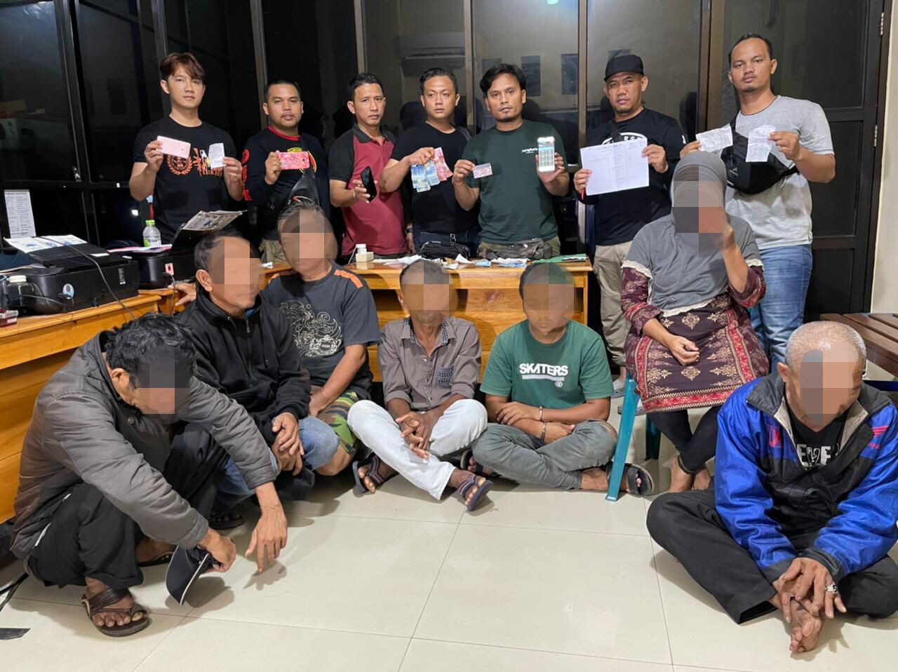 Polres Bengkulu Tangkap Bandar Hingga Pemain Judi Togel di Warkop Pasar Minggu