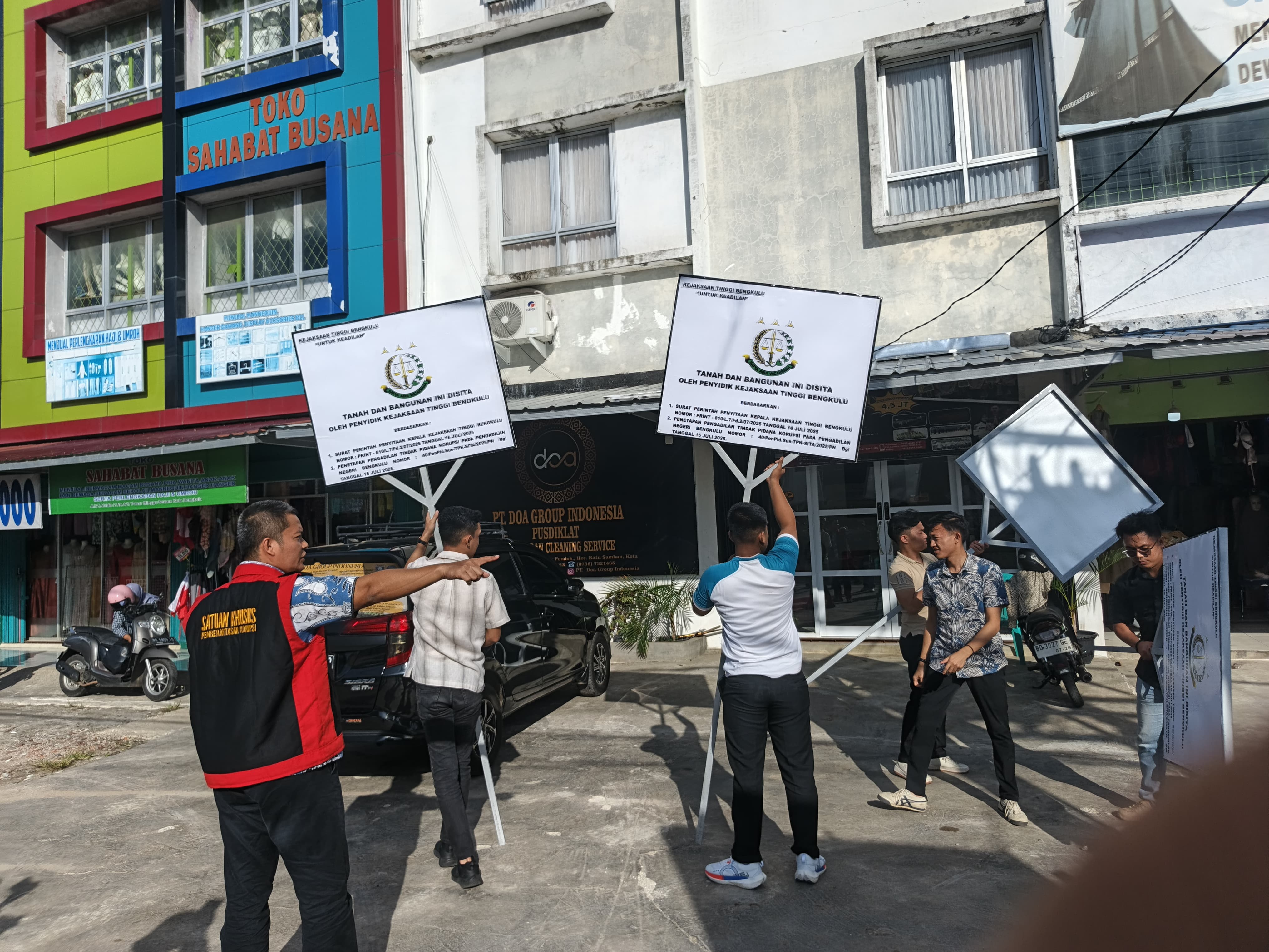 Kejati Bengkulu Sita 22 Bidang Tanah di Jalan KZ Abidin Terkait Dugaan Korupsi Mega Mall dan PTM