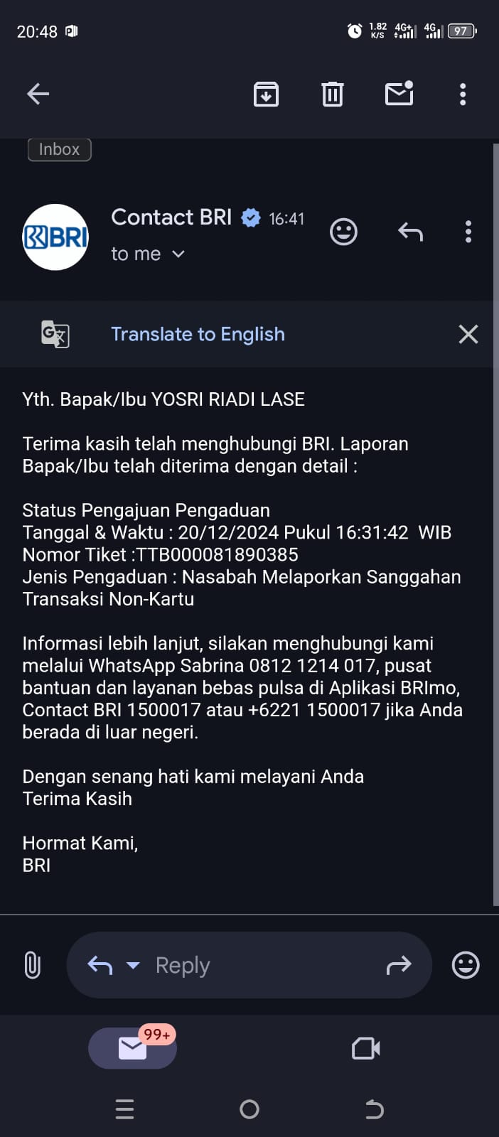 Nasabah Keluhkan Tindakan Bank BRI KCP Bengkulu, Merasa Didaftarkan ke Polis Asuransi Secara Sepihak