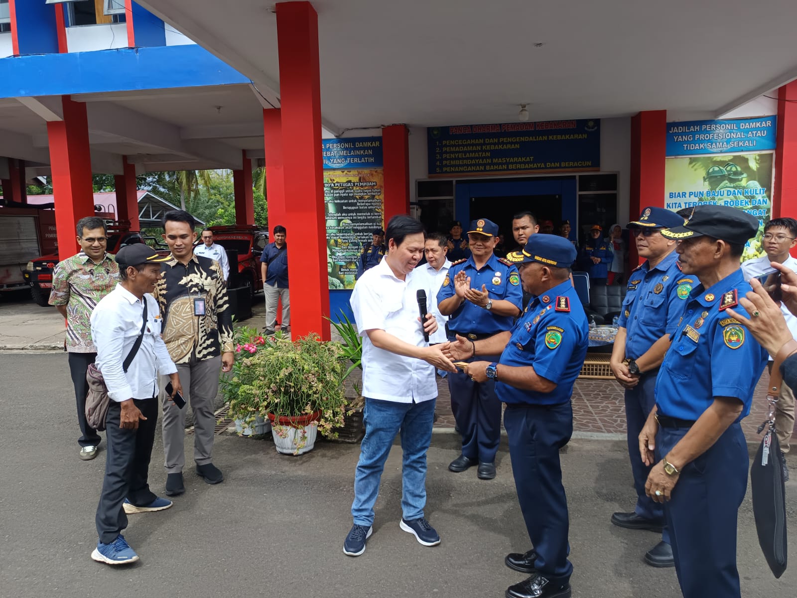 Apresiasi Tinggi Kinerja, Ketua DPD RI Sultan Najamudin Kunjungi Damkar Kota Bengkulu