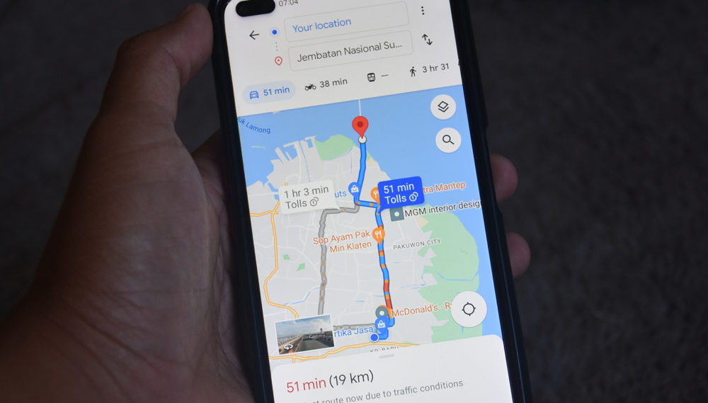 Agar Tidak lagi Nyasar, Begini Cara Menghindari Jalan Kecil di Google Map!