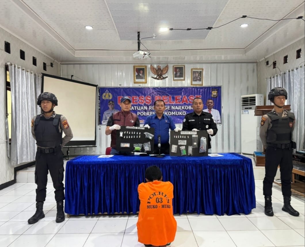 Polisi Ungkap Jaringan Sabu di Mukomuko, Gagalkan Peredaran 22 Paket Narkoba