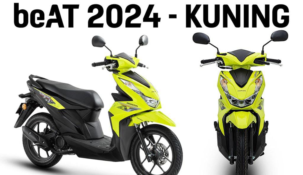 Honda Beat Versi 2024 Warna Kuning Bikin Heboh