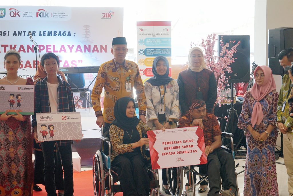 OJK Bengkulu Gandeng Industri Jasa Keuangan Guna Meningkatkan Pelayanan Bagi Disabilitas 