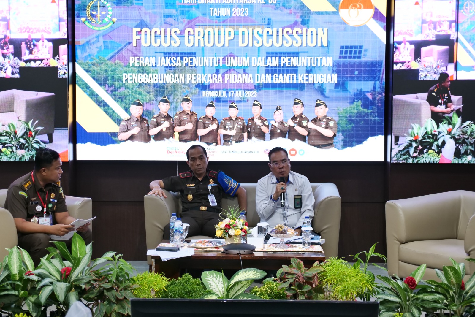 Hari Bhakti Adhyaksa ke-63, Kejati Bengkulu Gelar Kegiatan Focus Group Discussion (FGD) 