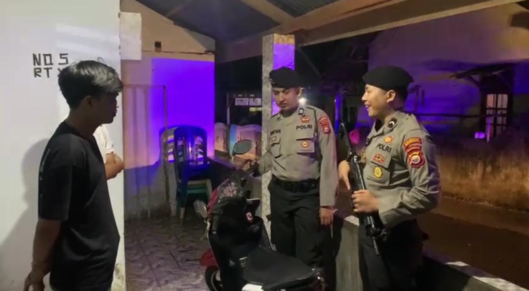 Tekan Angka Kriminalitas, Polresta Bengkulu  Patroli ke Rumah Warga 