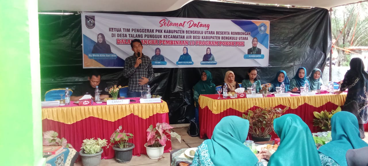 Pemdes Talang Pungguk dan TP-PKK Bengkulu Utara Gelar Supervisi 10 Program Pokok PKK