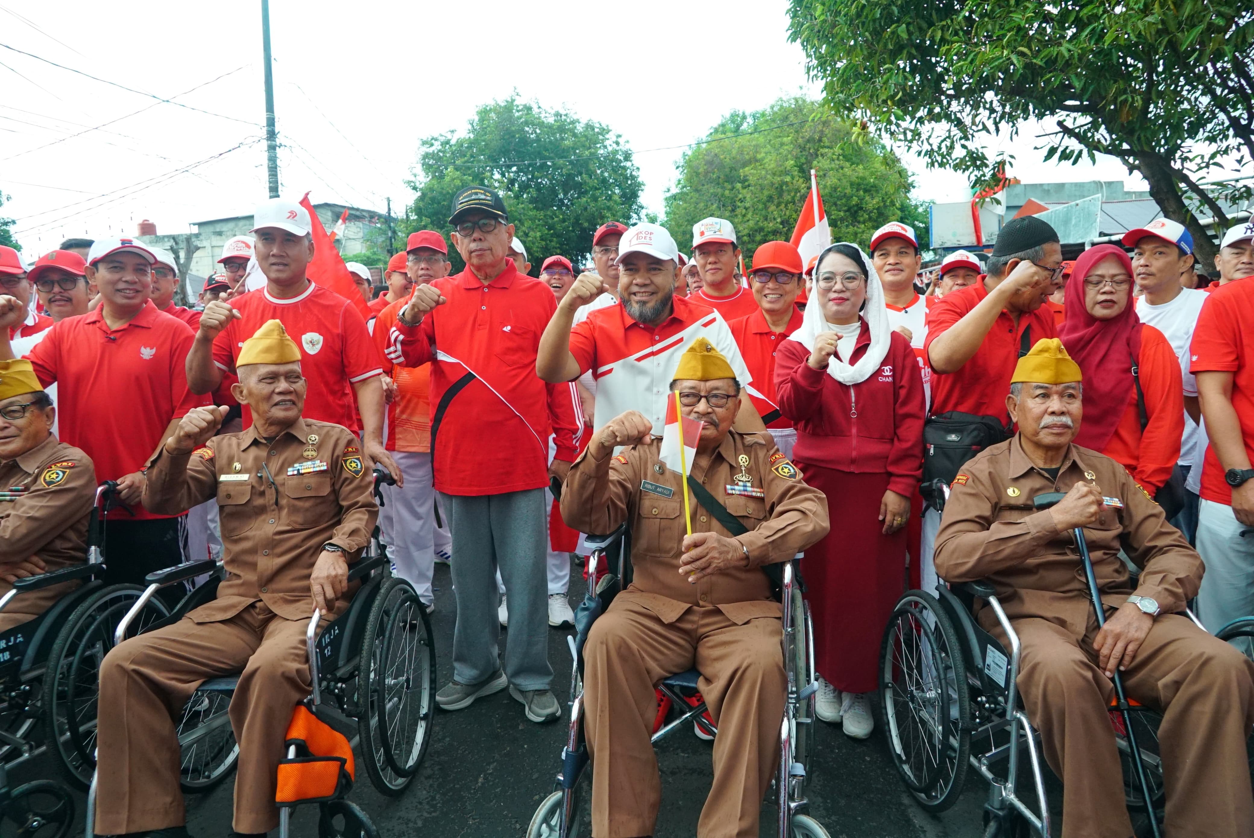 Destita dan Helmi Hasan Kompak Ajak Pemuda Jaga Semangat Nasionalisme di Hari Veteran ke-76