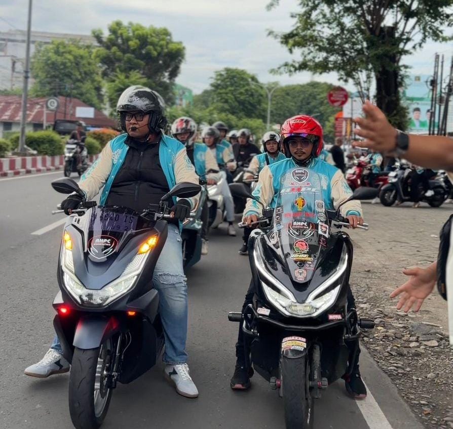 Seru-seruan Bersama Komunitas, Astra Motor Bengkulu Gelar Rolling City dengan Honda ADV 160