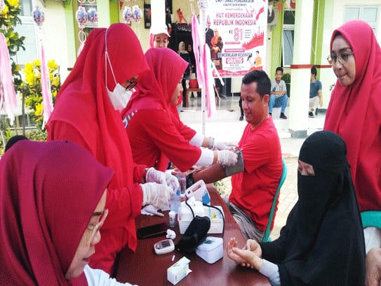 Dinas Perkim Mukomuko Semarakkan HUT RI ke-81 dengan Lomba dan Cek Kesehatan
