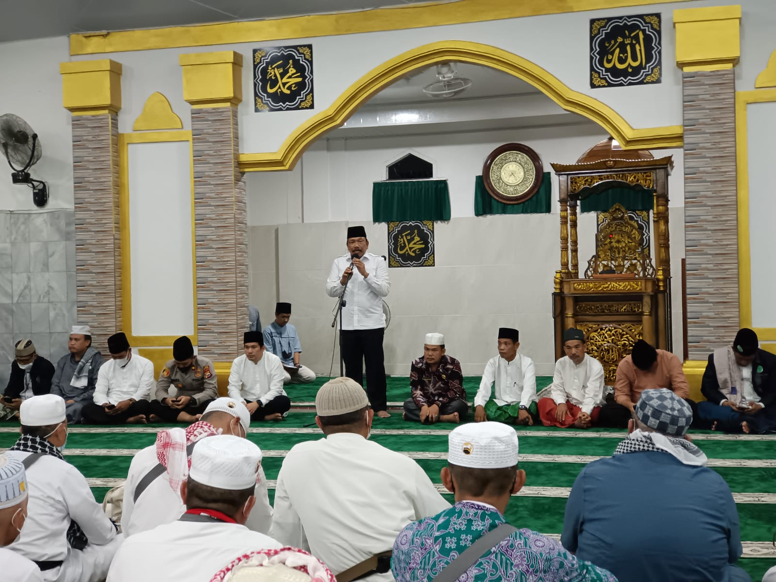 Bupati dan Wabup Sambut Kedatangan 92 Orang Jemaah Haji Bengkulu Utara  