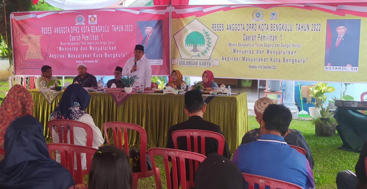 Reses DPRD Kota Bengkulu, Marliadi dan Sutardi Bakal Prioritaskan Sekolah Terdampak Banjir