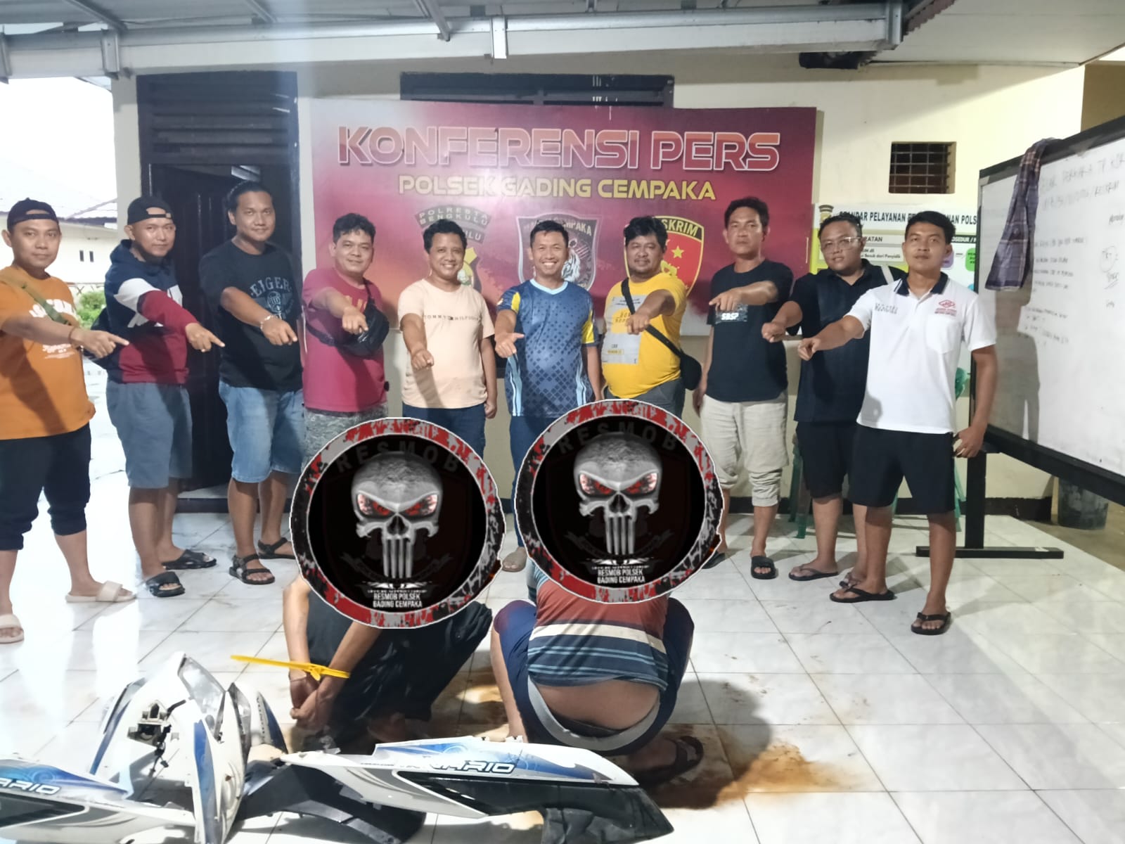 Gasak Motor Buruh di Kandang Mas, Tiga Komplotan Curanmor Diringkus di Lokasi Berbeda