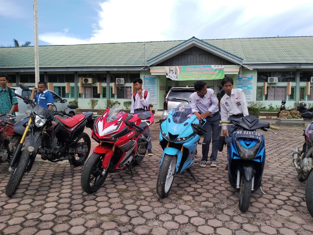 Operasi Zebra di SMKN 2 Kota Bengkulu, Polisi Amankan 13 Unit Sepeda Motor Gunakan Knalpot Brong