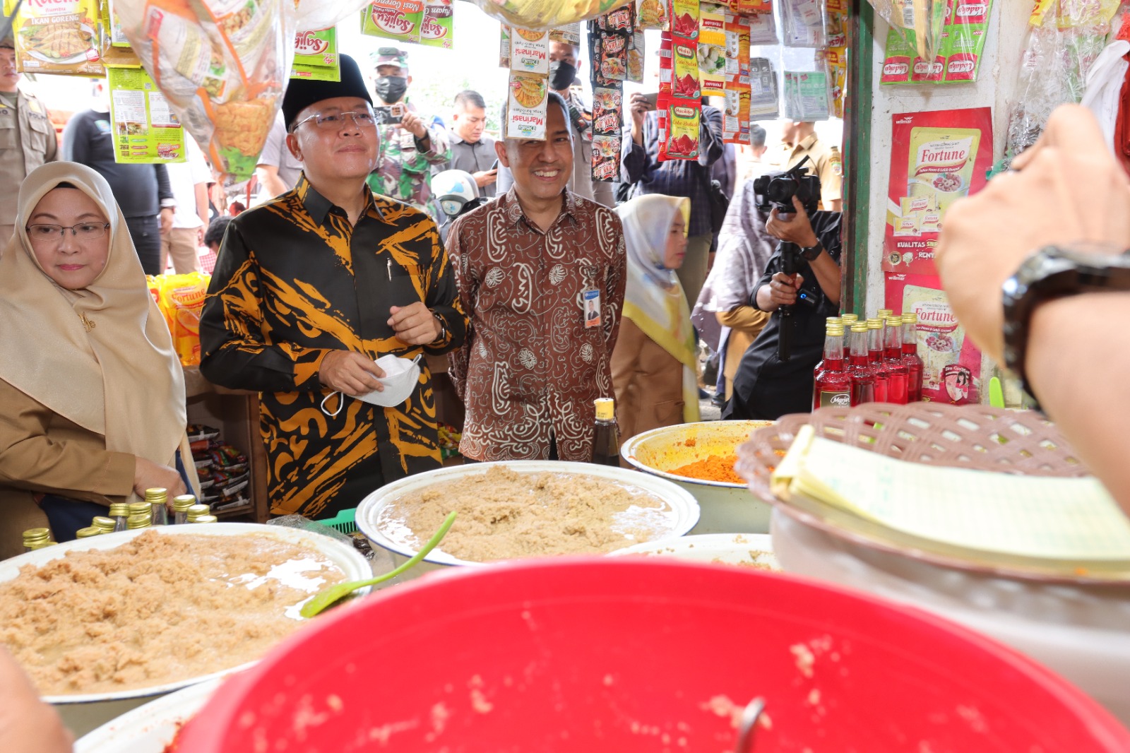 Gubernur Bengkulu Blusukan ke Pasar Tradisional, Ternyata Harga Bapok Pada Naik