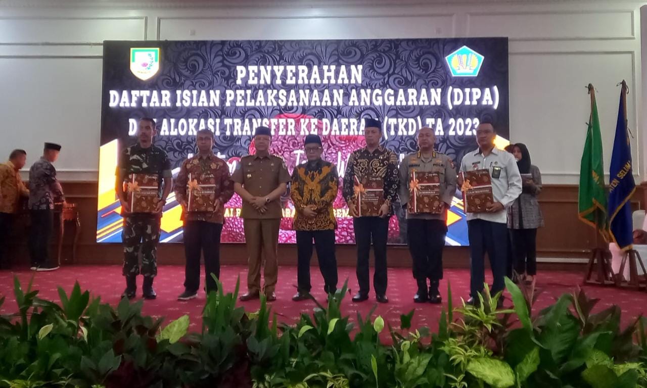 Alokasi TKDD untuk Provinsi Bengkulu Tahun 2023 Capai Rp. 10 Triliun