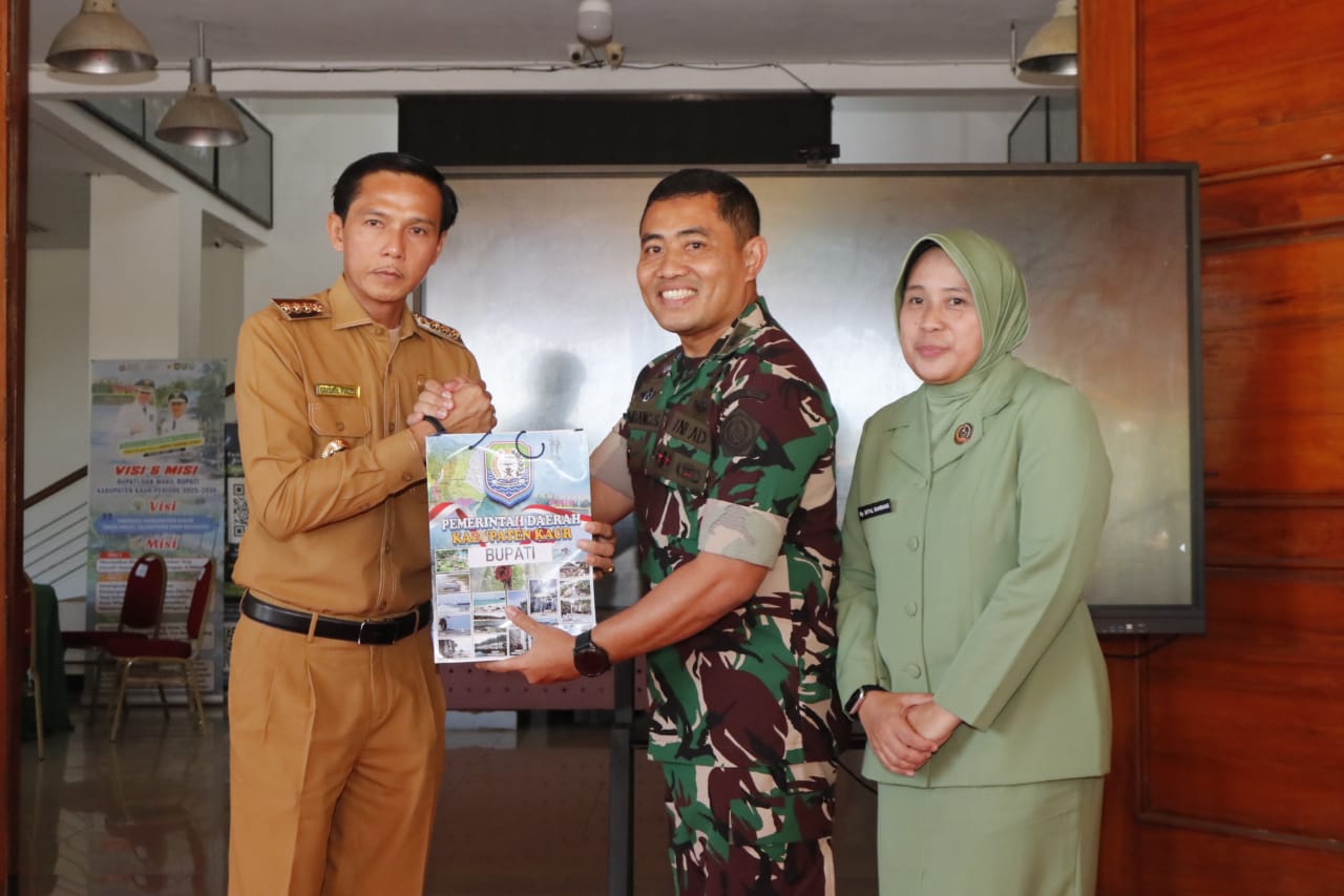 Bupati Kaur Sambut Dandim Baru dan Apresiasi Kinerja Dandim Lama