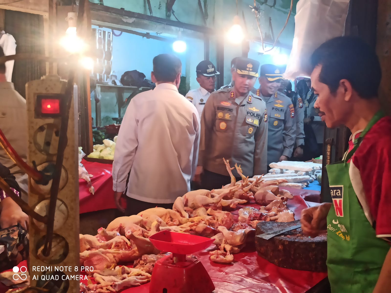 Sidak Pasar Minggu Bengkulu, Harga Ayam Tembus Rp45 Ribu, Kapolda Sebut Masih Wajar