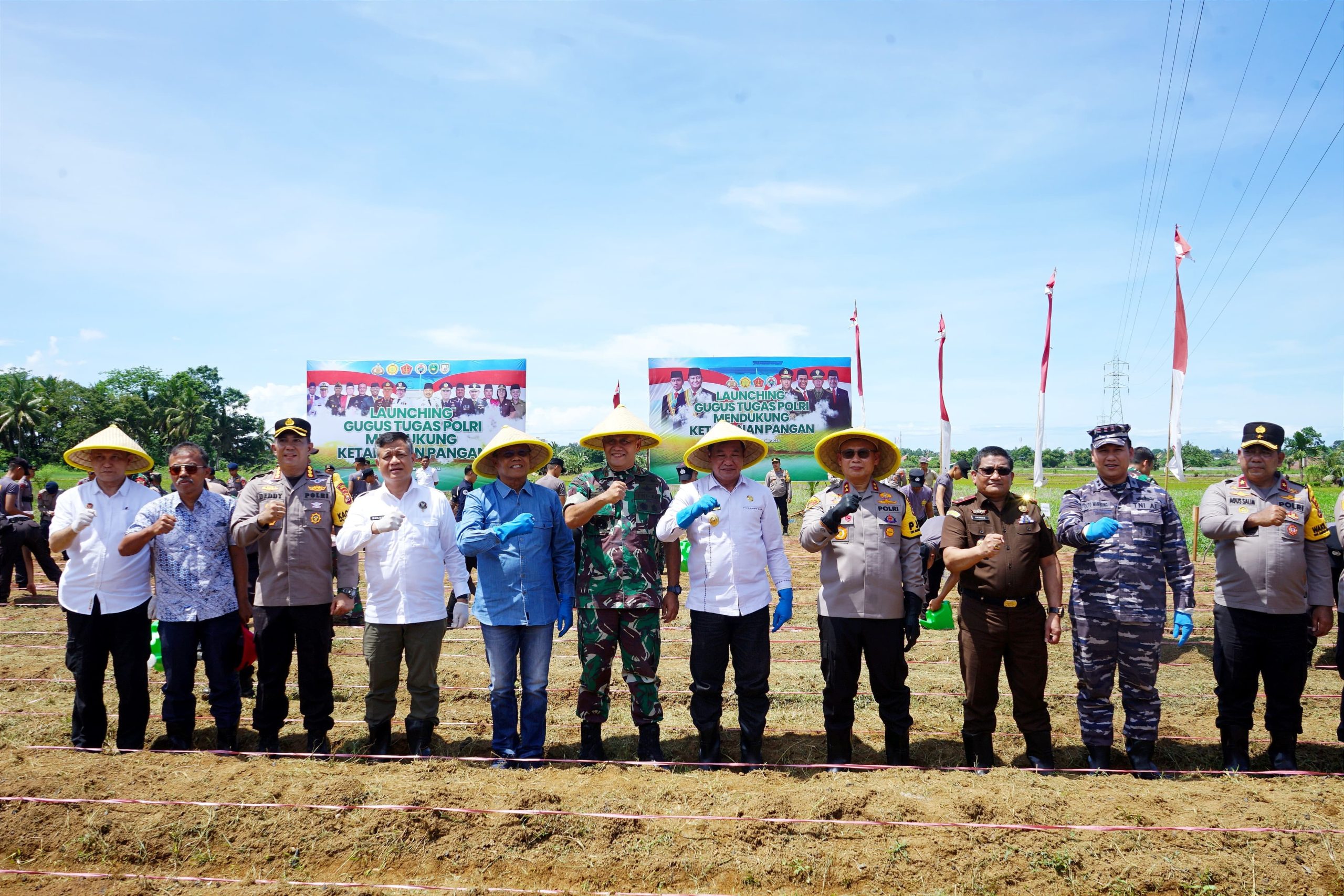 Pemprov Bengkulu Dukung Peluncuran Gugus Tugas Polri Dukung Ketahanan Pangan 