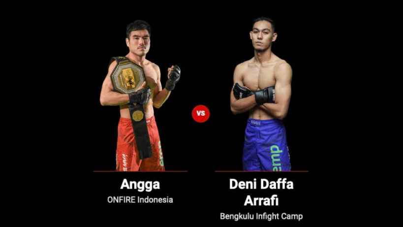 Petarung MMA Bengkulu Deni Daffa Berlaga Malam Ini, Target Rebut Gelar Juara One Pride