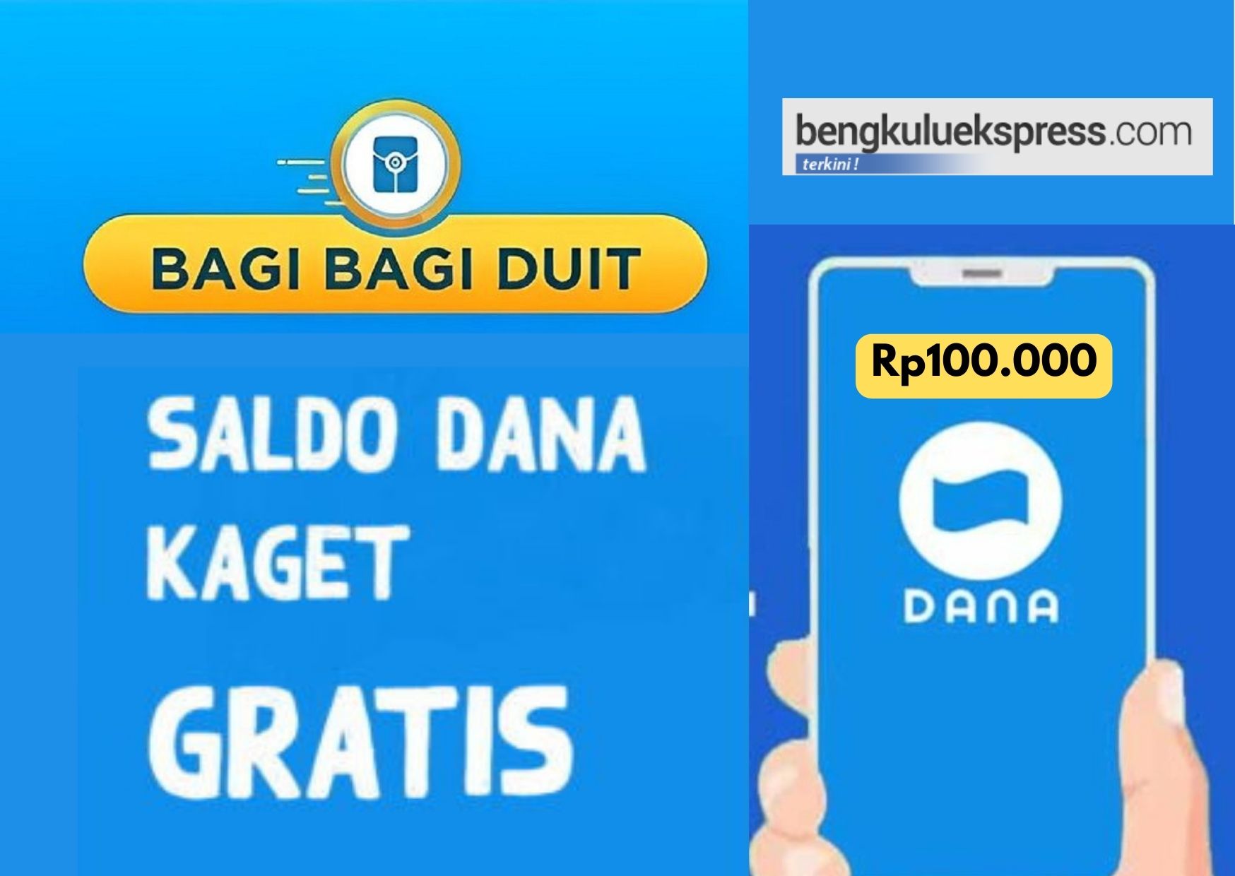 Gunakan No HP, Rezeki Saldo DANA Kaget Rp100.000 Cair ke Dompet Digital, Klaim Segera Hari ini