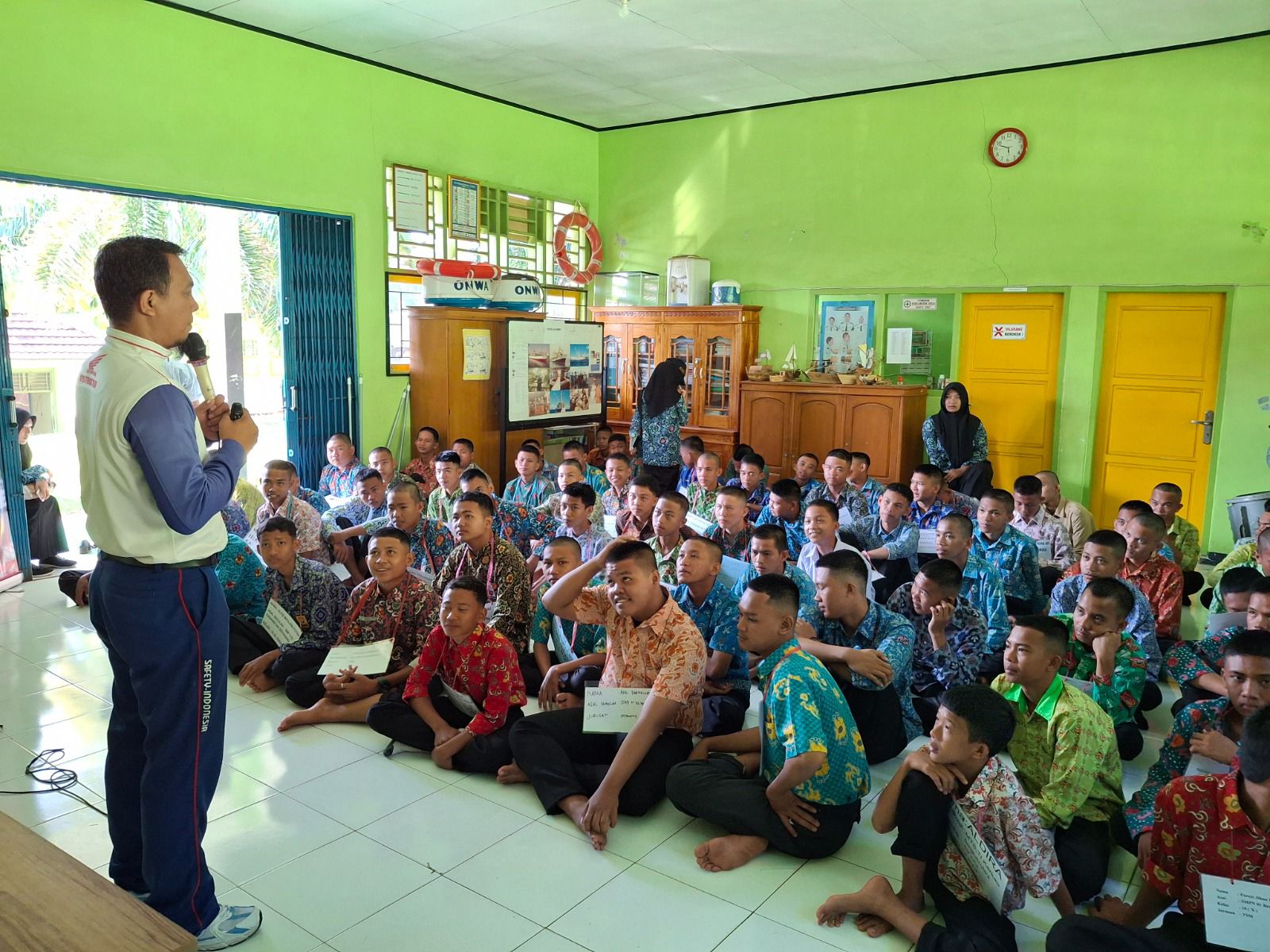 Konsisten Kampanyekan #Cari_Aman, Kali Ini Giliran SMKN 4 Kota Bengkulu