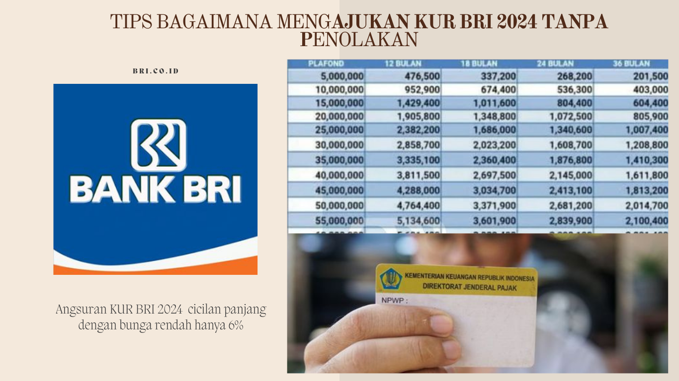 Anti Tolak! Ini Dia Tips Bagaimana Mengajukan KUR BRI 2024 Tanpa Penolakan 