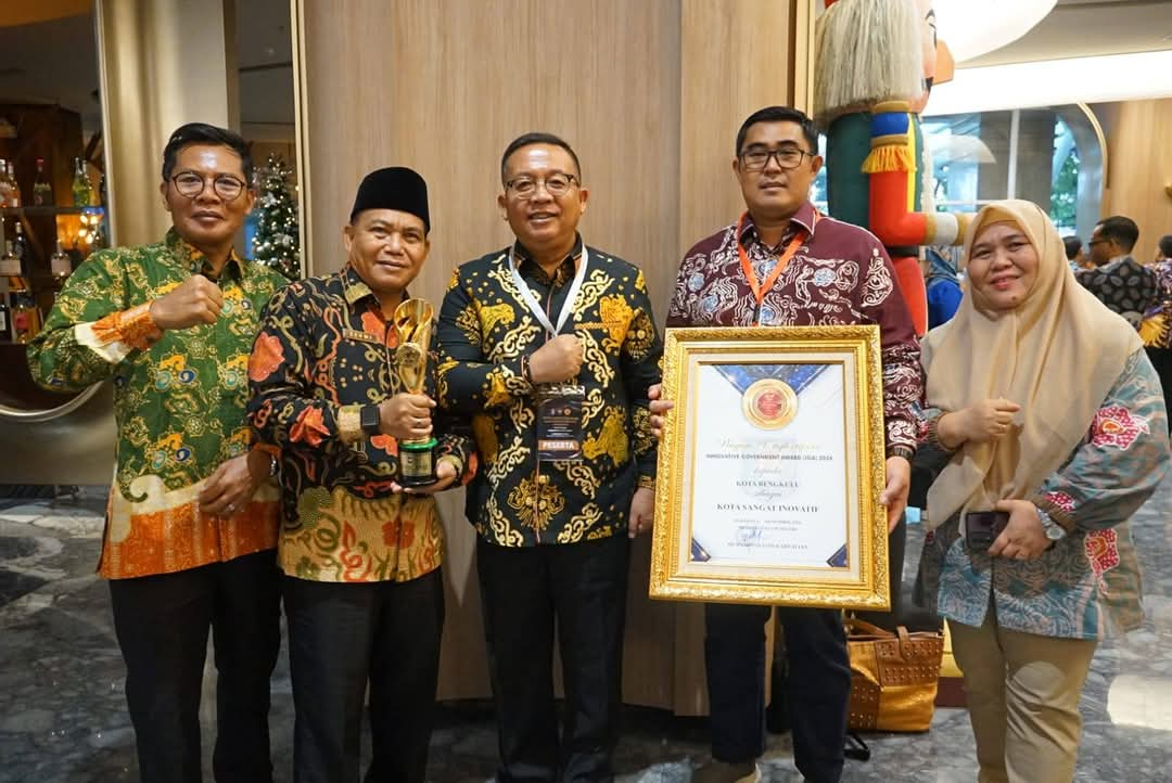 Kota Bengkulu Raih Penghargaan IGA 2024, Kota Piling Inovatif