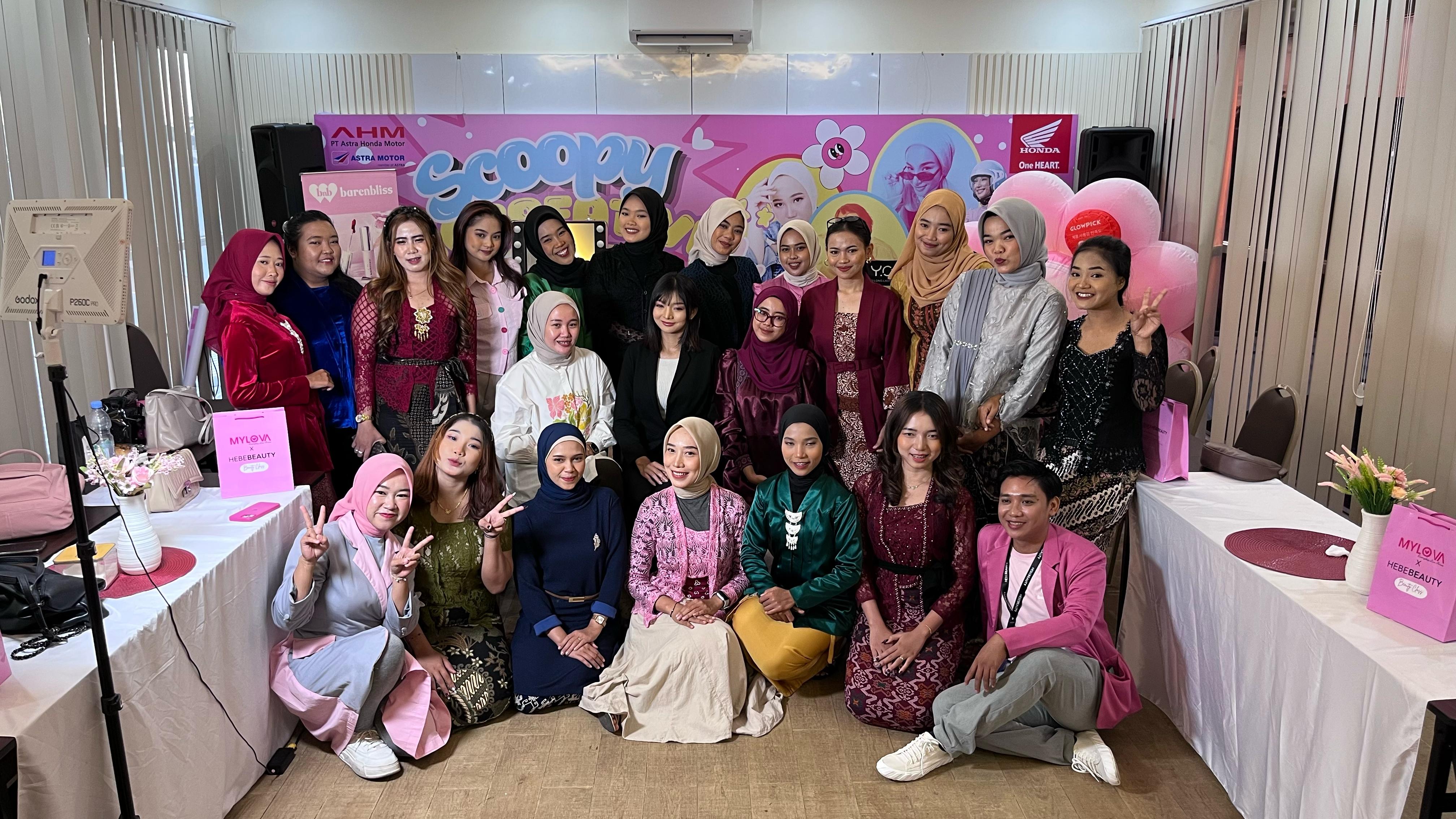 Honda Community Bengkulu Gelar Scoopy Velocreativity, Angkat Nuansa Kartini Lewat Beauty Class