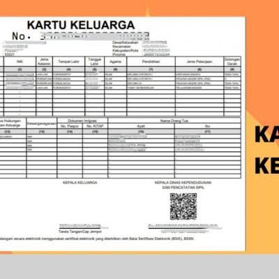 Mudah Banget Bisa Dari Rumah, Begini Caranya Cetak Kartu Keluarga Secara Online