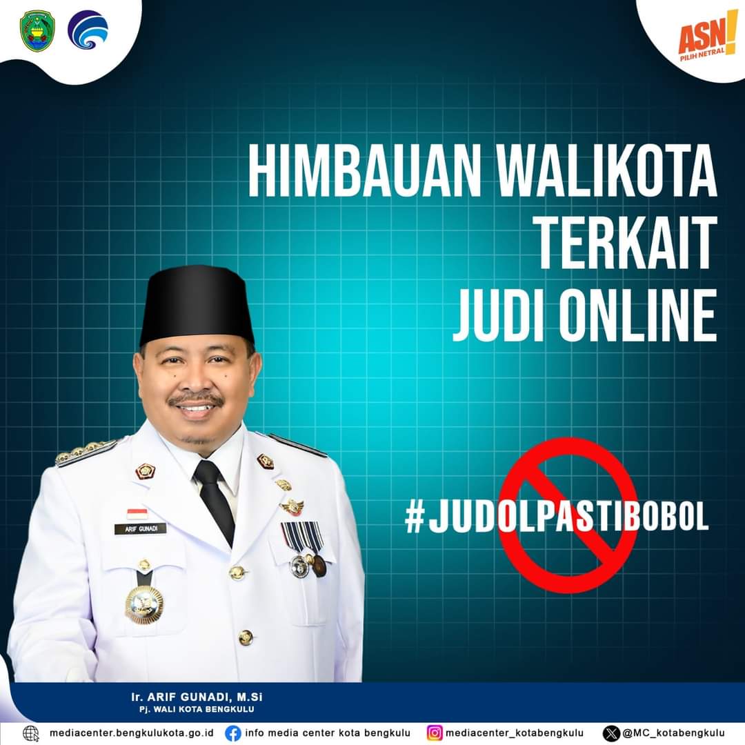 Judi Online jadi Ancaman Serius, Pemkot Bengkulu Mulai Bentuk Satgas 