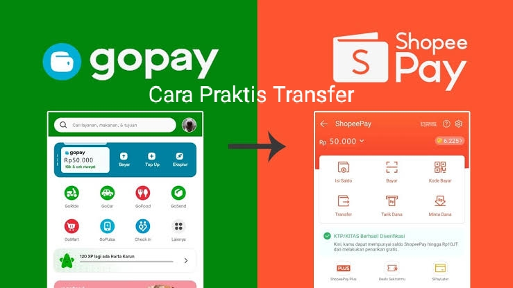 Terbaru 2023 Cara Praktis Transfer Saldo GoPay ke ShopeePay 