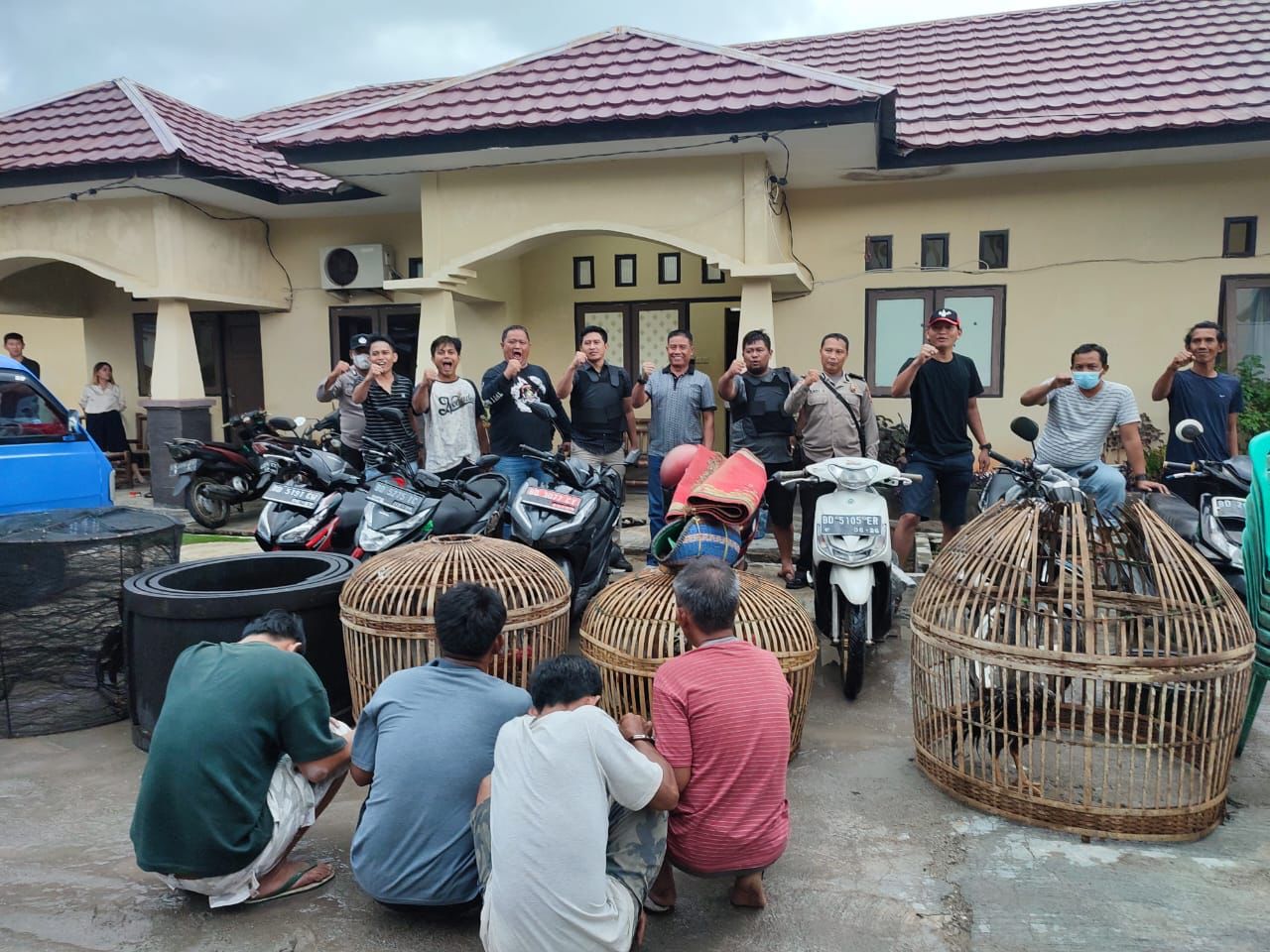 Judi Sabung Ayam, 5 Warga Kota Bengkulu Ditangkap