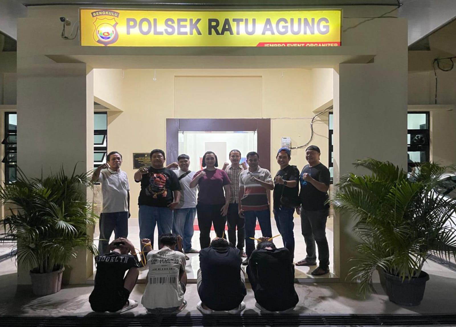 Botol Kaca Pecah di Kepala Korban, Polisi Ringkus Empat Pelaku Pengeroyokan Pantai Panjang