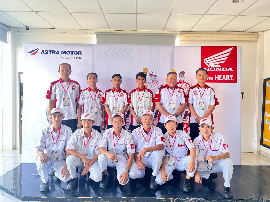 Astra Motor Bengkulu Kirim Teknisi dan Service Advisor Terbaik di The 27th AHM Technical Skill Contest 2023