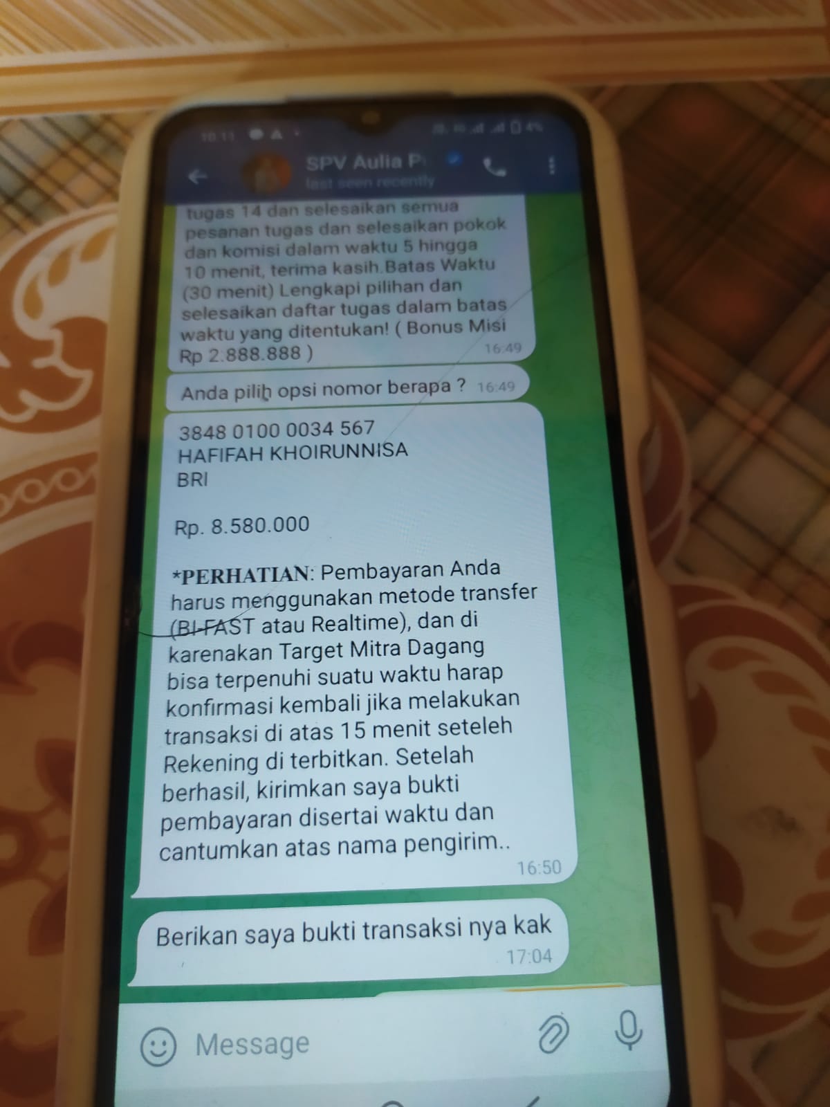 Penipuan Modus Kerja Freelance di Shopee, IRT Asal Bengkulu Rugi Puluhan Juta