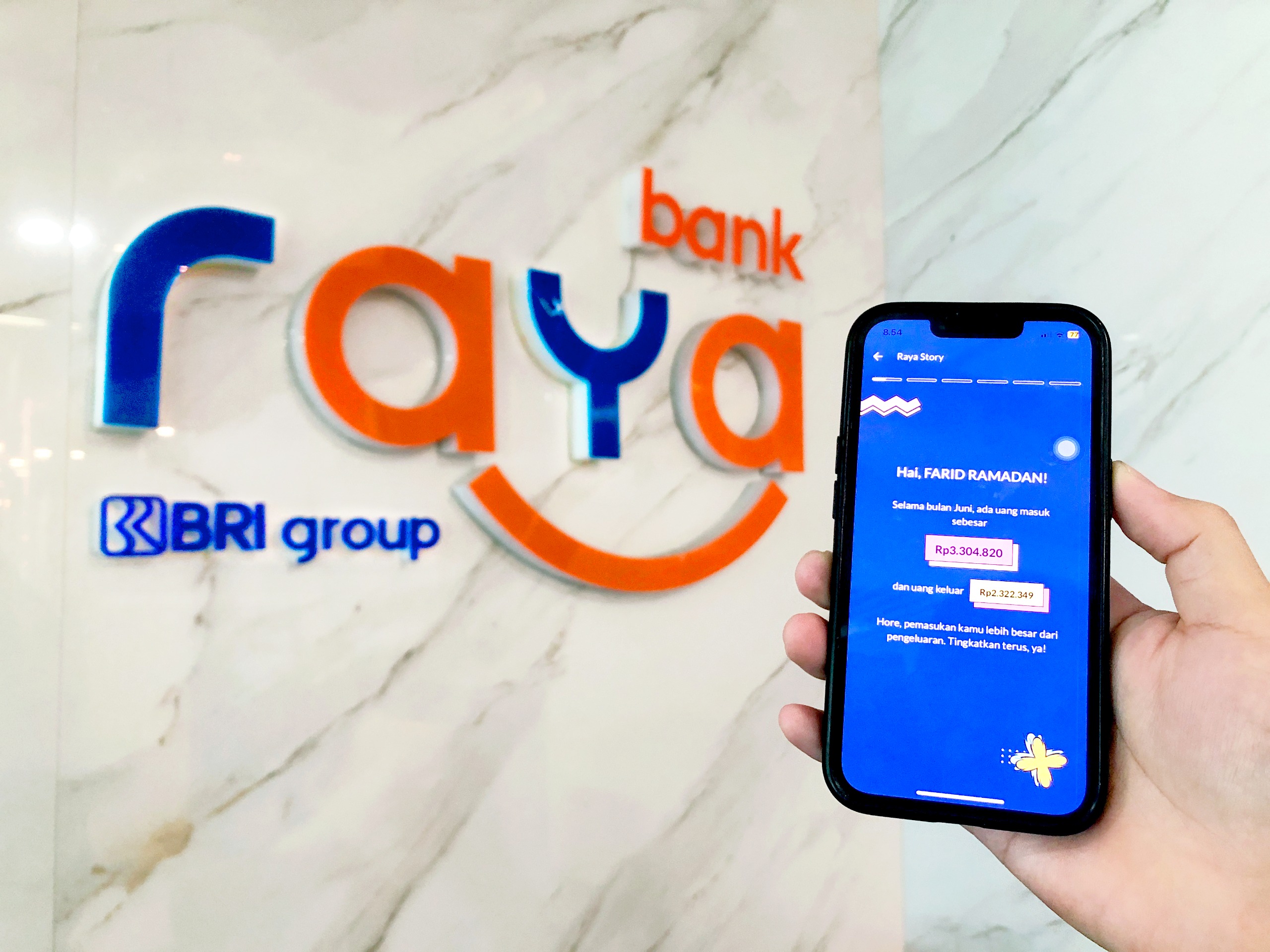 Aplikasi Raya  Hadirkan Raya Story, Bantu Nasabah Kelola Keuangan Semakin Cerdas