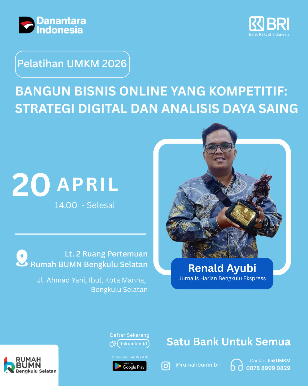 Dari Lokal ke Digital, UMKM Bengkulu Selatan Siap Bersaing