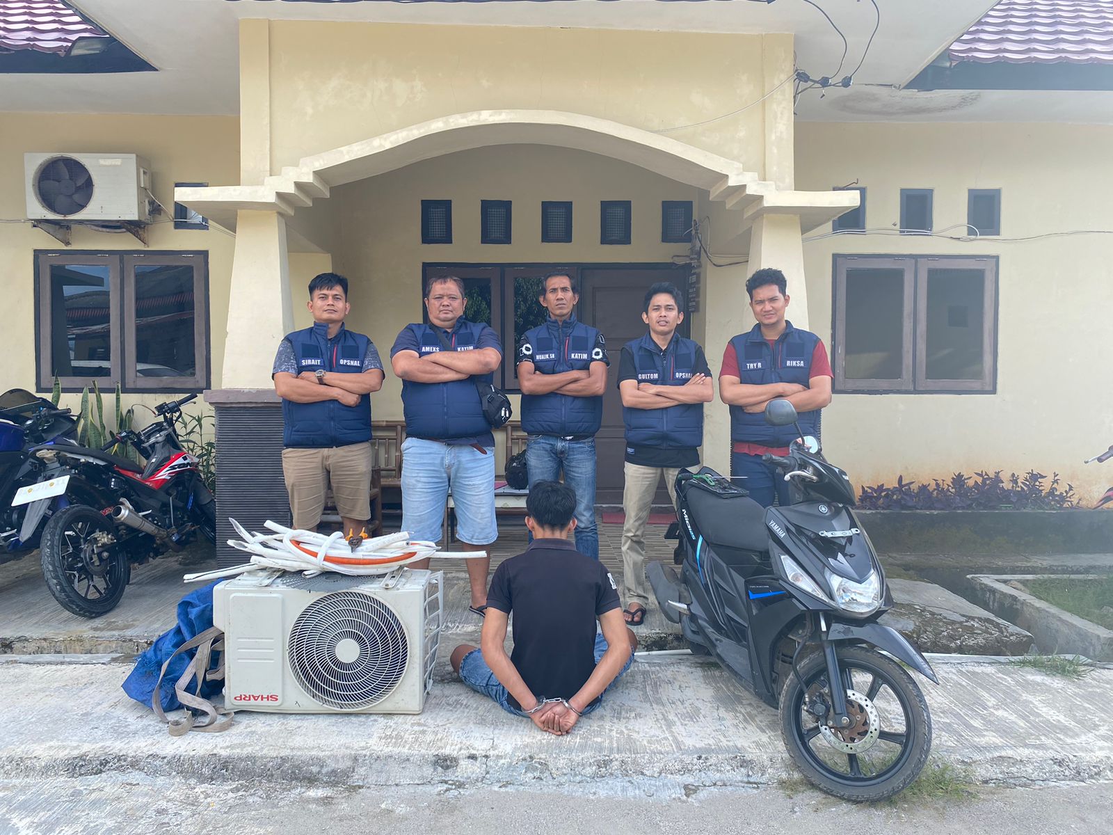 Nekat Mencuri Outdoor AC Sekolah, Mahasiswa di Bengkulu Diringkus Polisi