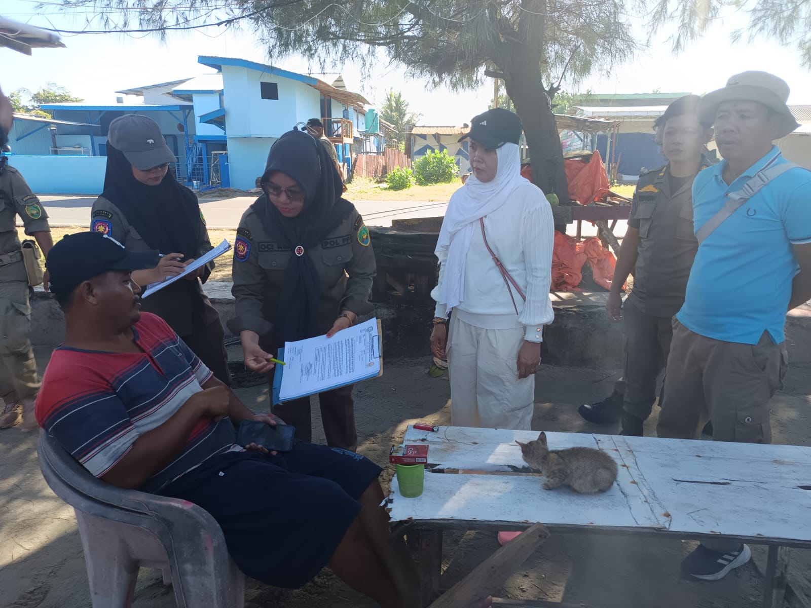 Penertiban Pantai Panjang Berlanjut, Puluhan Pondok Pedagang di Zona 3 Terima Surat Teguran Pertama
