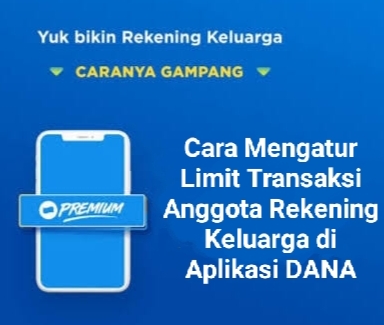 Siapa Yang Berkuasa Mengatur Limit Transaksi Anggota Rekening Keluarga di Aplikasi DANA, Gimana Caranya?