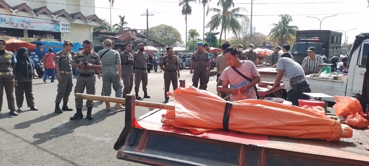 Tertibkan Pedagang Pasar Minggu, Satpol PP Kota Bengkulu Bakal Buat Pos Penjagaan