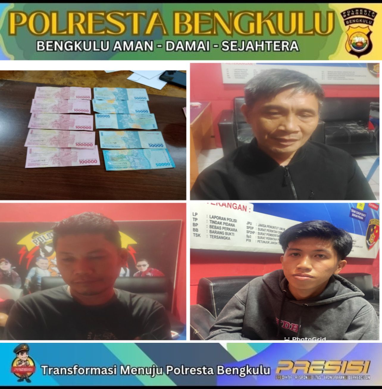 OTT Pemerasan Mantan Bupati Kepahiang, Tiga Pelaku Diciduk Polisi