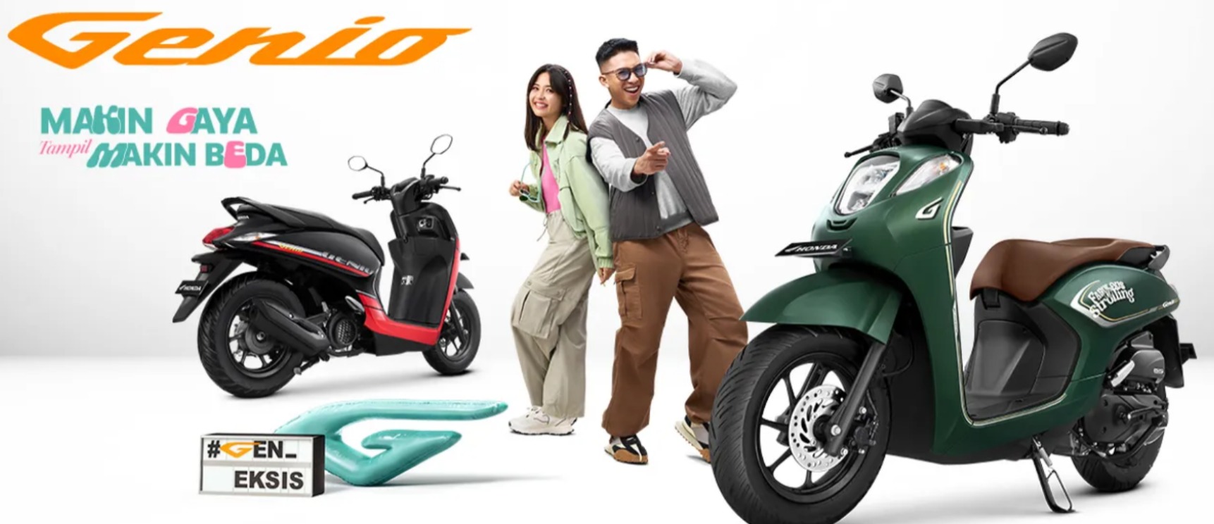 New Honda Genio Tampil Lebih Stylish, Dibekali Warna dan Stripe Baru 