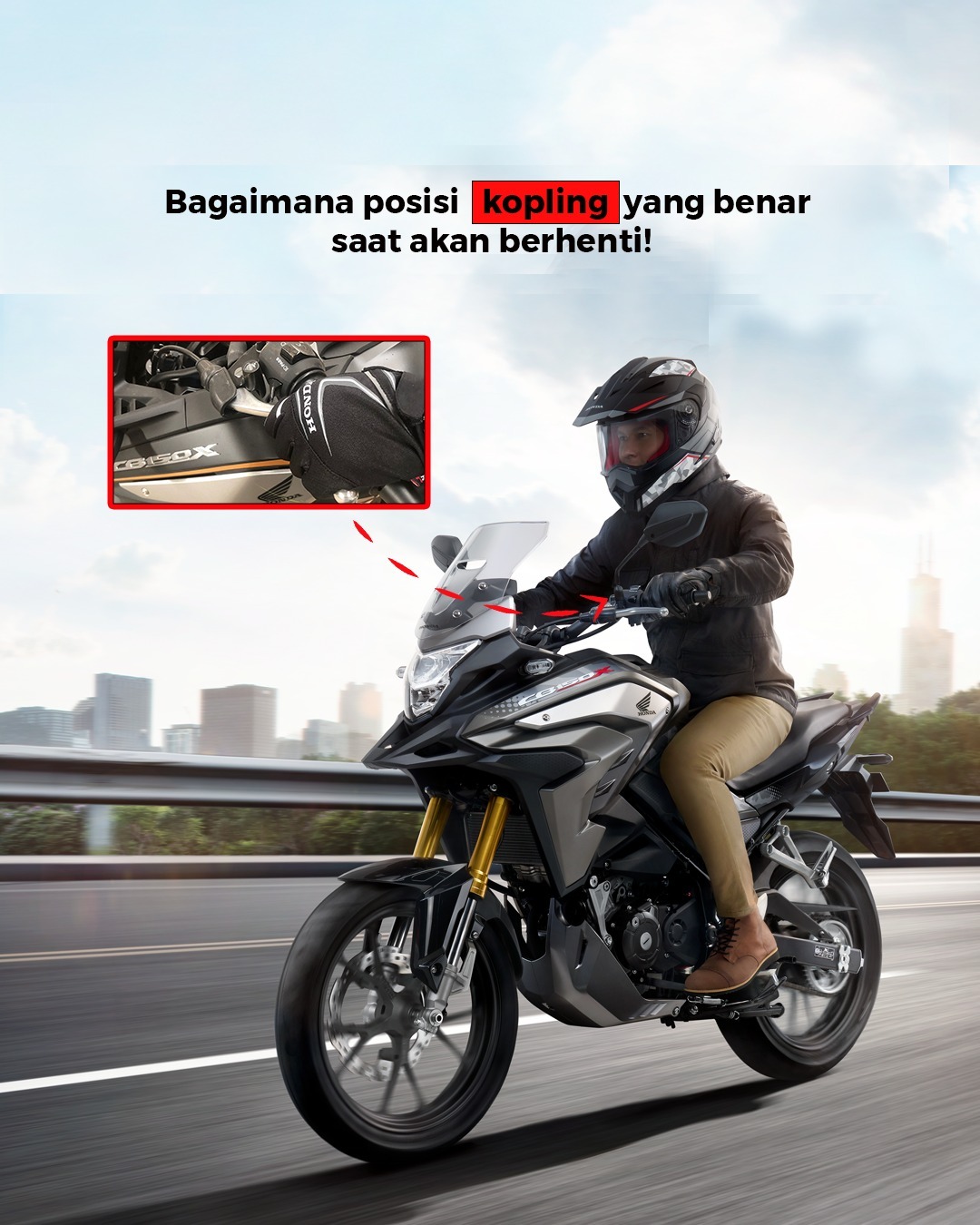 Astra Motor Bengkulu Bekali Pengendara Pemula dengan Tips Aman Gunakan Motor Kopling