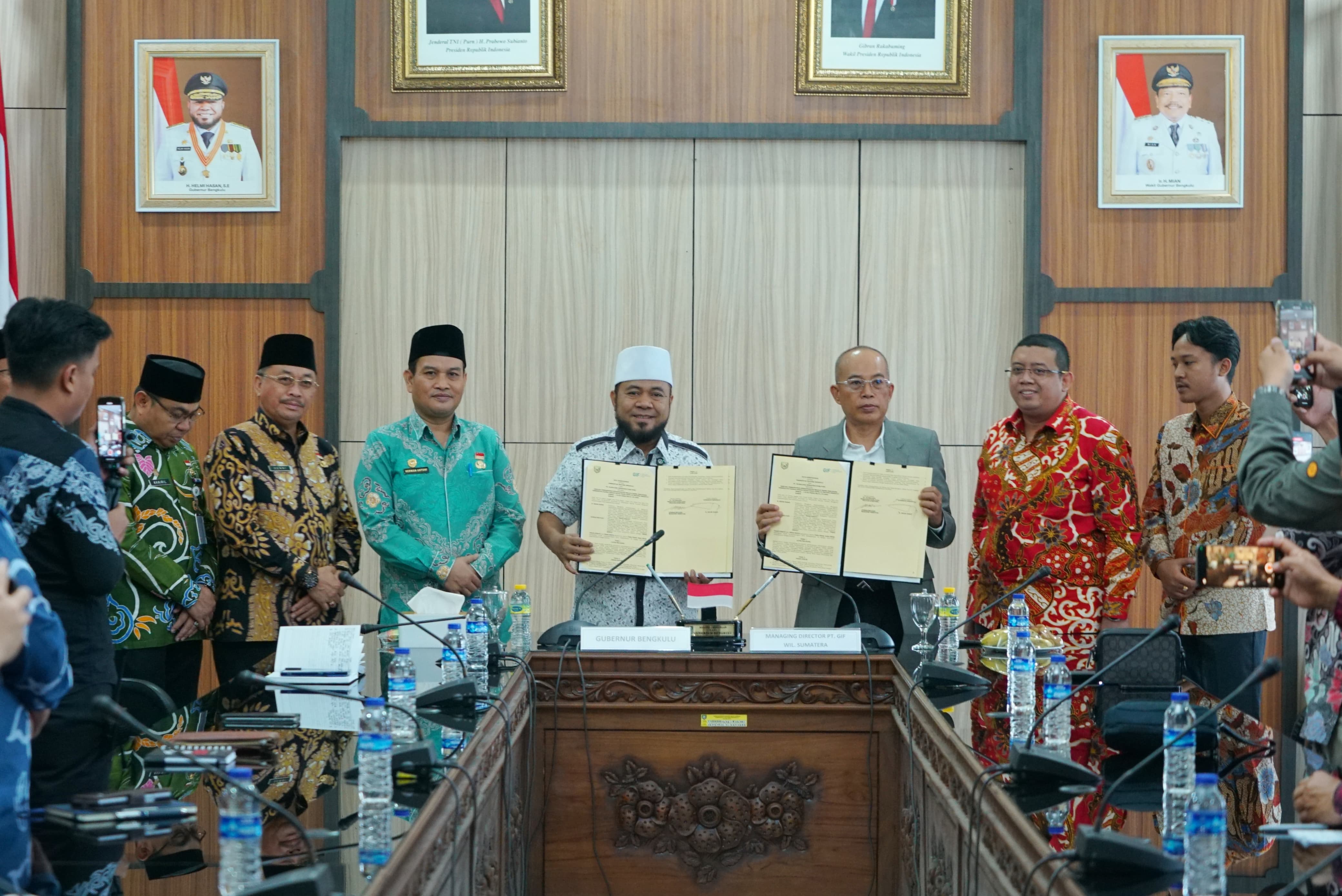 Pemprov Bengkulu Gandeng PT GIF, Bahas Investasi Pelabuhan Pulau Baai dan Pembangunan Rumah Sakit Berkelas