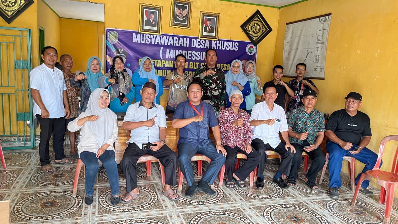 Pemdes Karang Tinggi Tetapkan 13 KPM Penerima BLT Dana Desa 2026