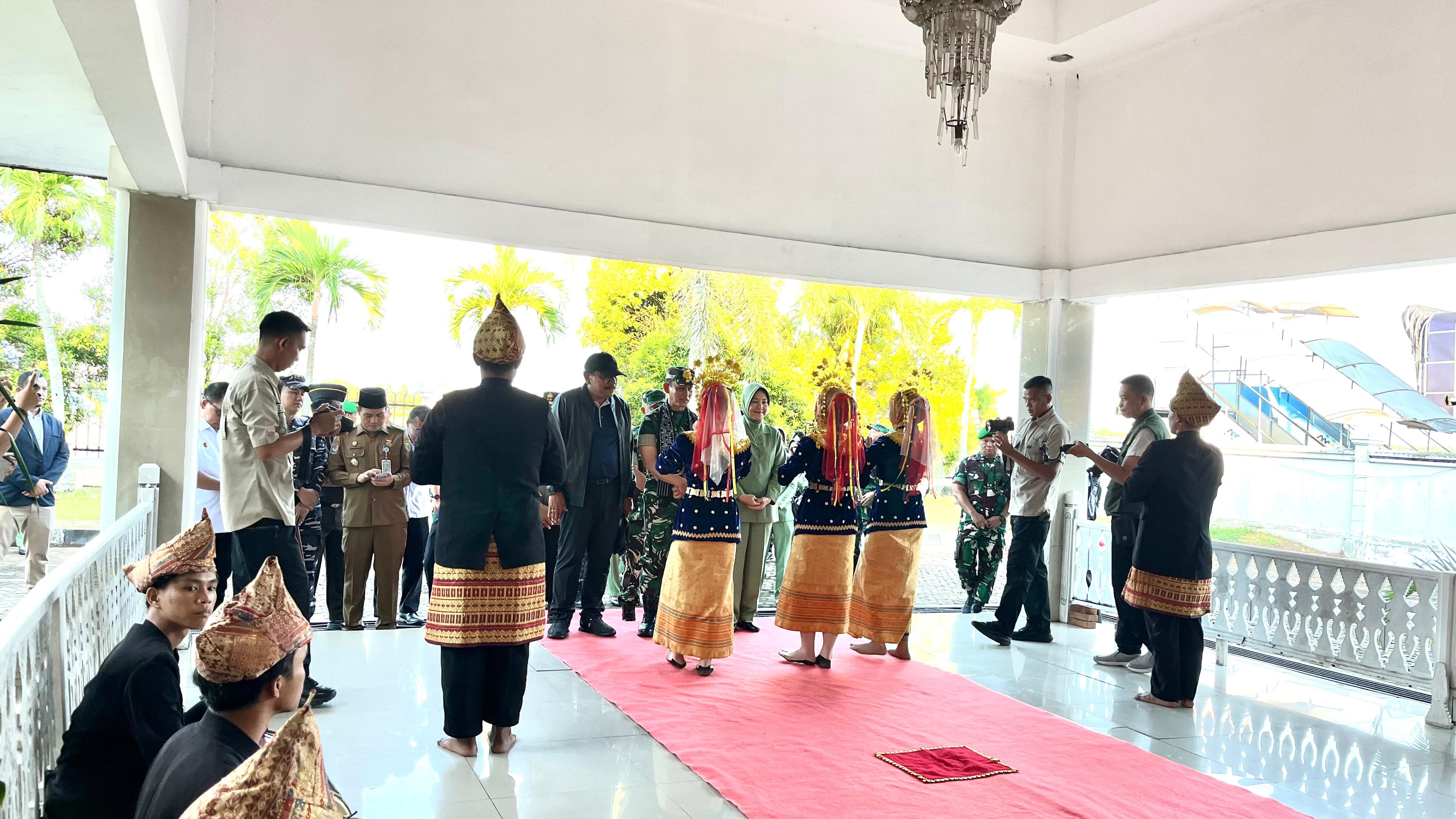 Bangun Kompi Batalyon, Pangdam II Sriwijaya ke Bengkulu di Sambut Wagub Ir Mian